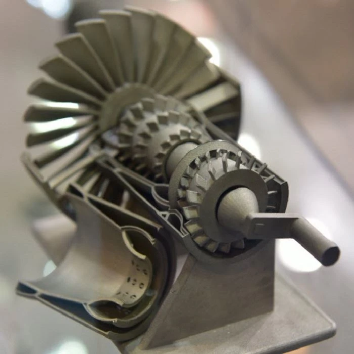Peças de carro de corrida de titânio impressas em 3D